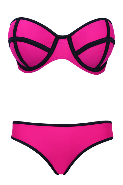 Capri Hot Pink Bikini
